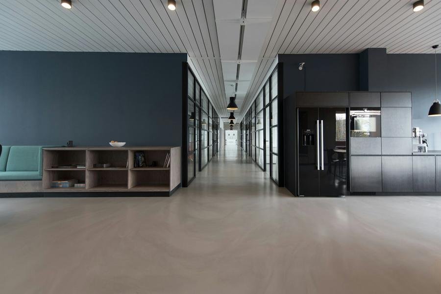 Empty modern office floor